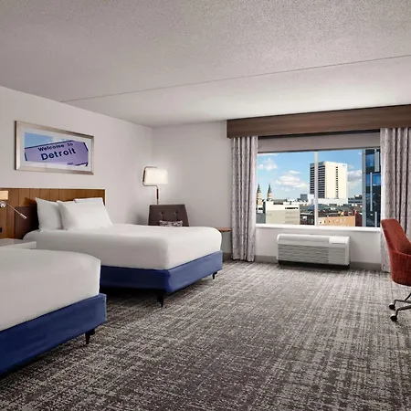 Hilton Garden Inn Detroit Downtown Exterior photo